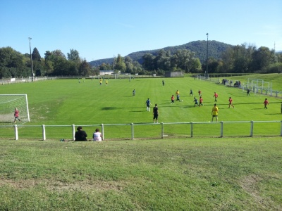 U11 sur le terrain annexe de Sède